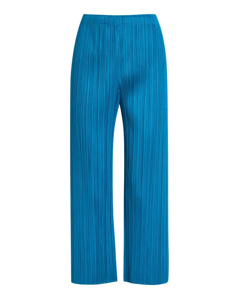 Issey Miyake Hose mit Bundfalten - Blau Blau