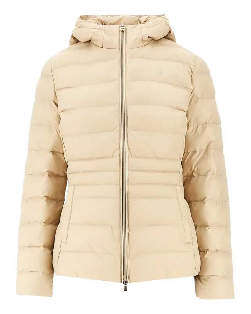 EA7 hooded-neck padded jacket - Nude Nude