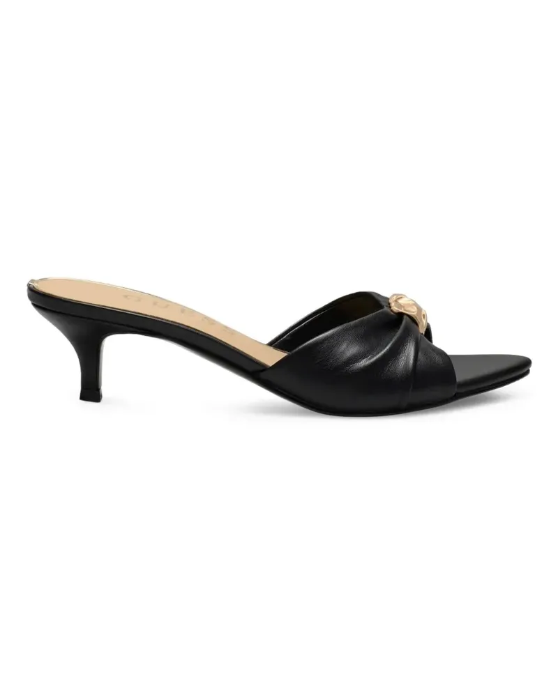 Guess Geraffte Somaya Sandalen - Schwarz Schwarz