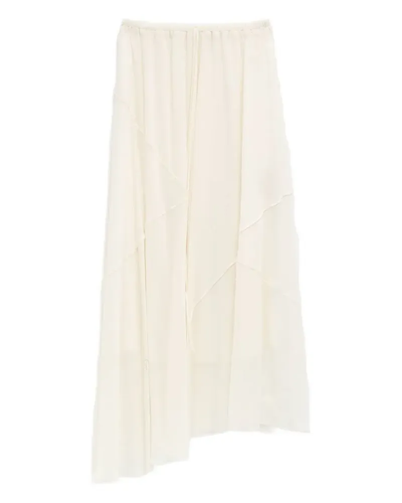 Lauren Manoogian panelled midi skirt - Nude Nude