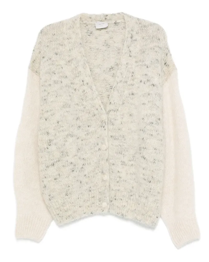 ALYSI Melierter Cardigan - Nude Nude