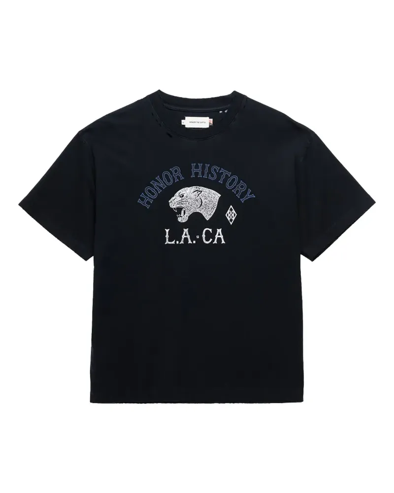 Honor The Gift History T-Shirt mit grafischem Print - Schwarz Schwarz