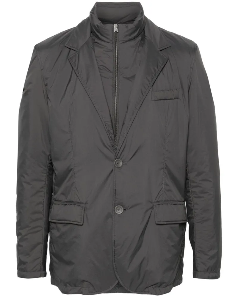 Herno Sakko im Layering-Look - Grau Grau