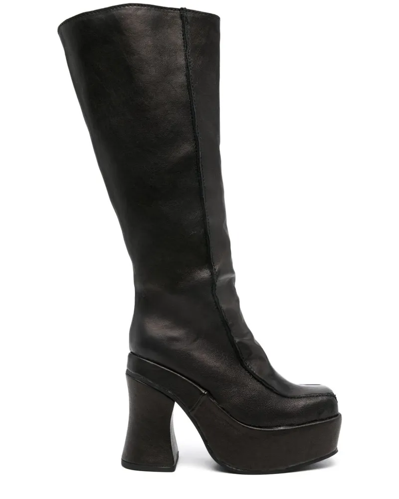 Eckhaus Latta Climax Stiefel 120mm - Schwarz Schwarz