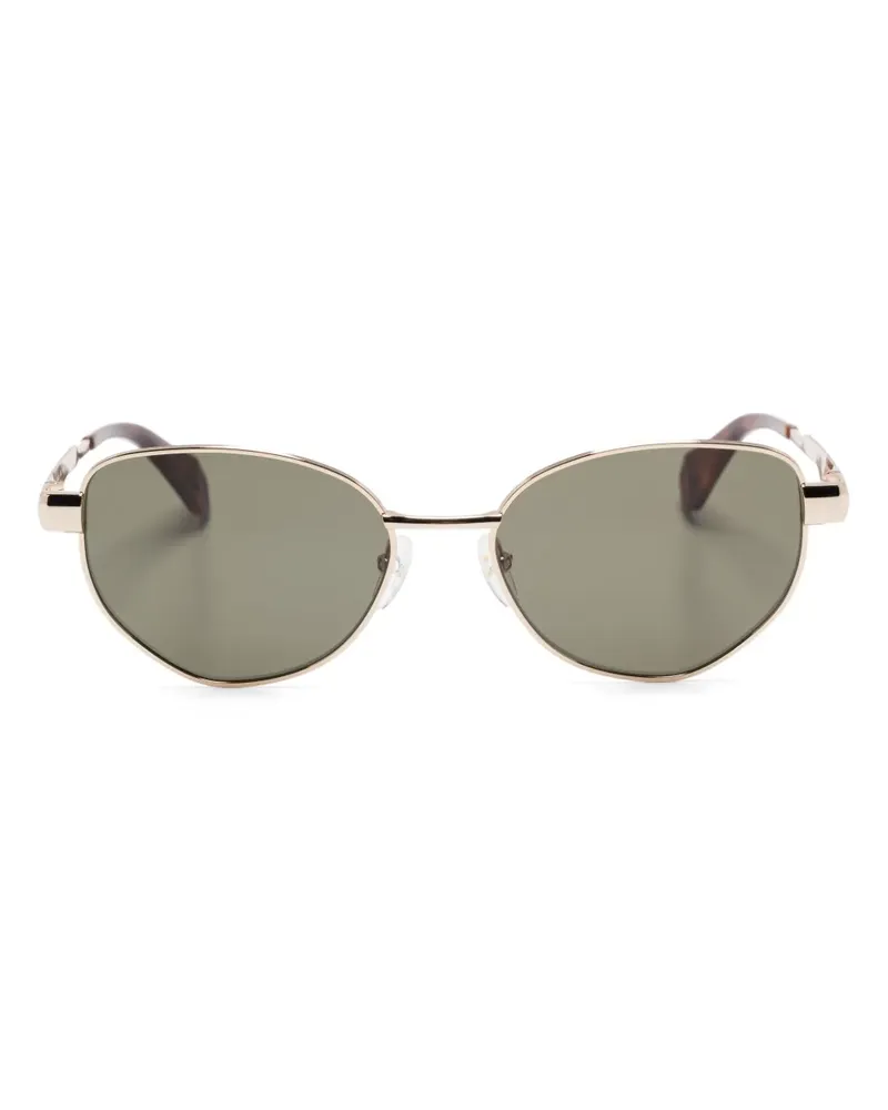 GIGI STUDIOS Sonnenbrille mit rundem Gestell - Gold Gold