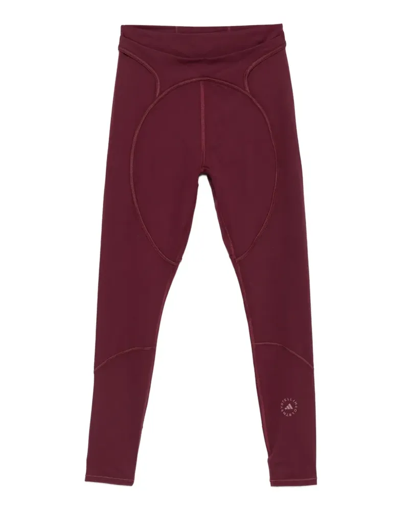 adidas Leggings mit Logo-Print - Rot Rot