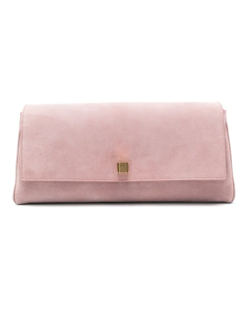 KHAITE Audrey Lock Clutch - Rosa Rosa