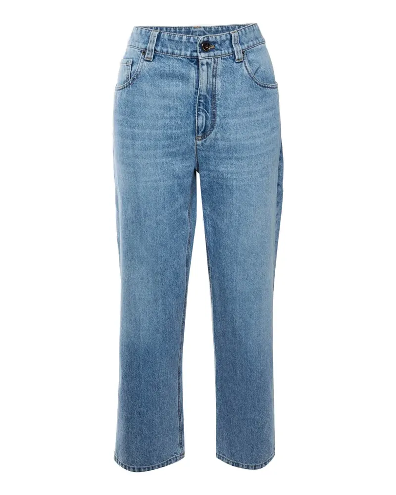 Brunello Cucinelli Straight-Leg-Jeans - Blau Blau