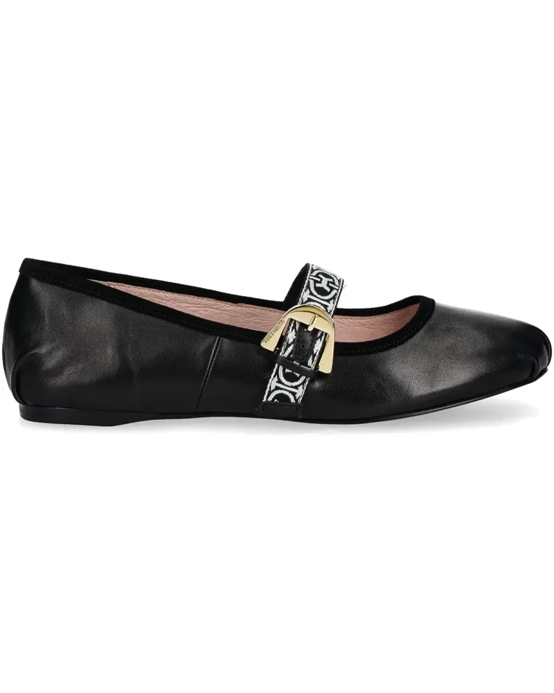 Coccinelle Ballerinas aus Leder - Schwarz Schwarz