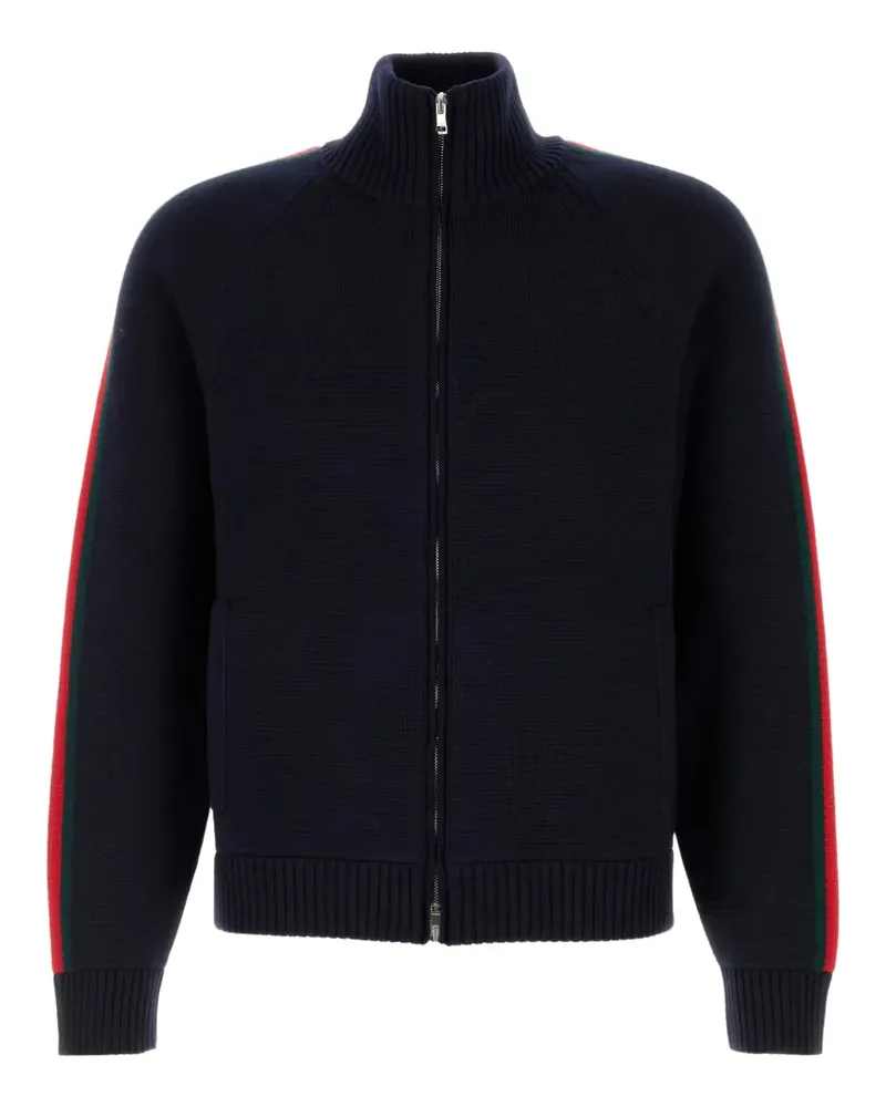Gucci Cardigan mit Webdetail - Blau Blau