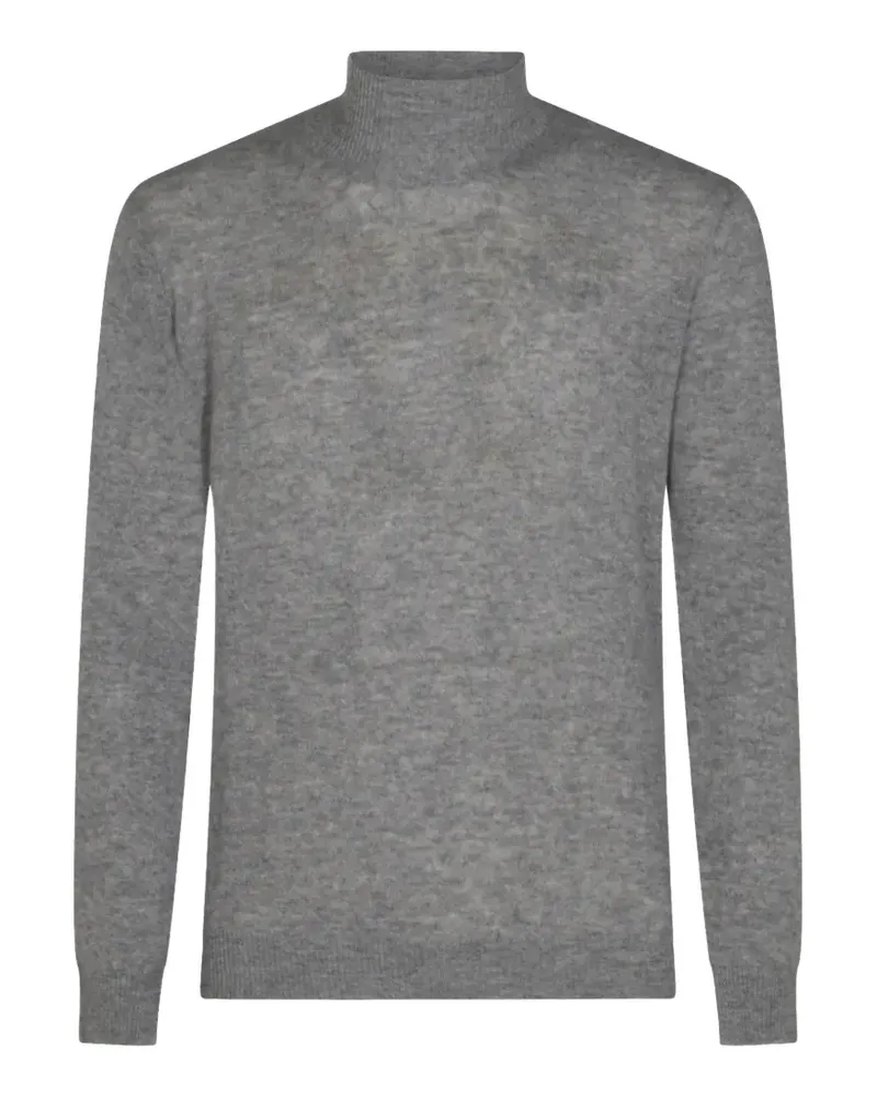 Altea Gestrickter Rollkragenpullover - Grau Grau