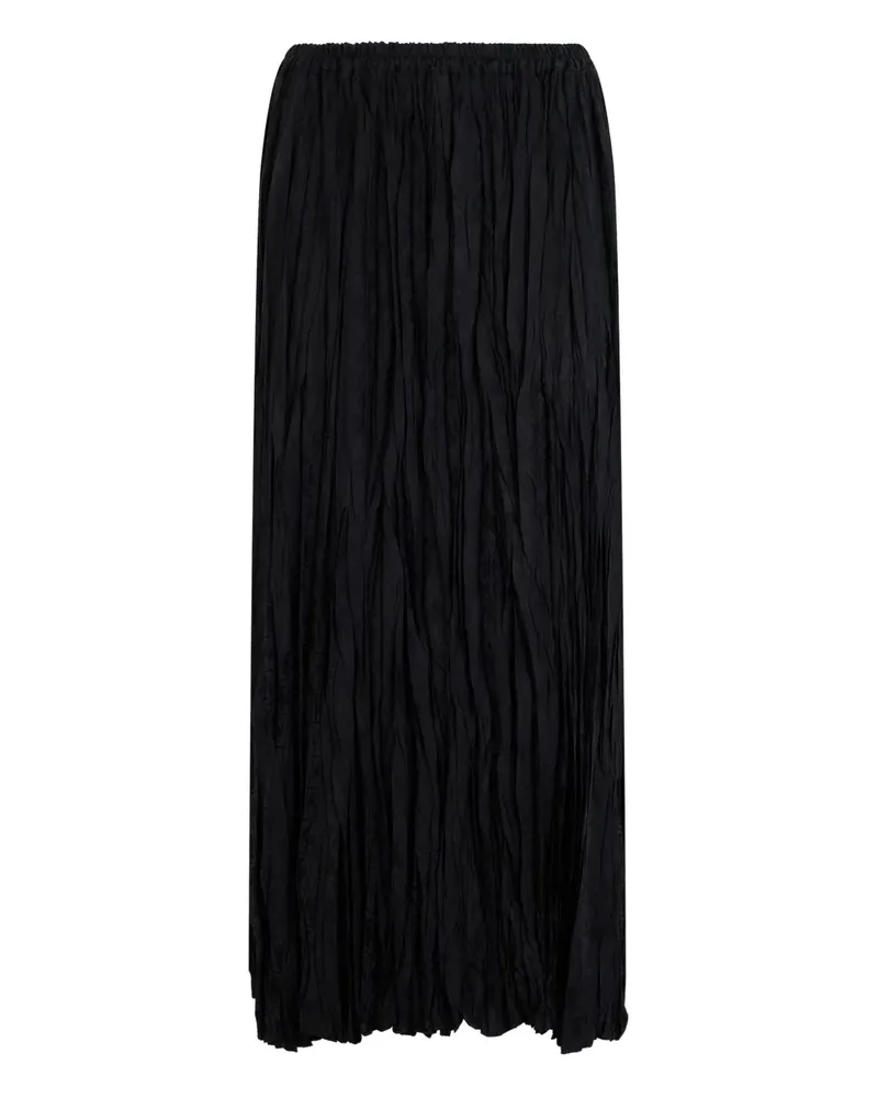 Roberto Cavalli plissierter Rock - Schwarz Schwarz