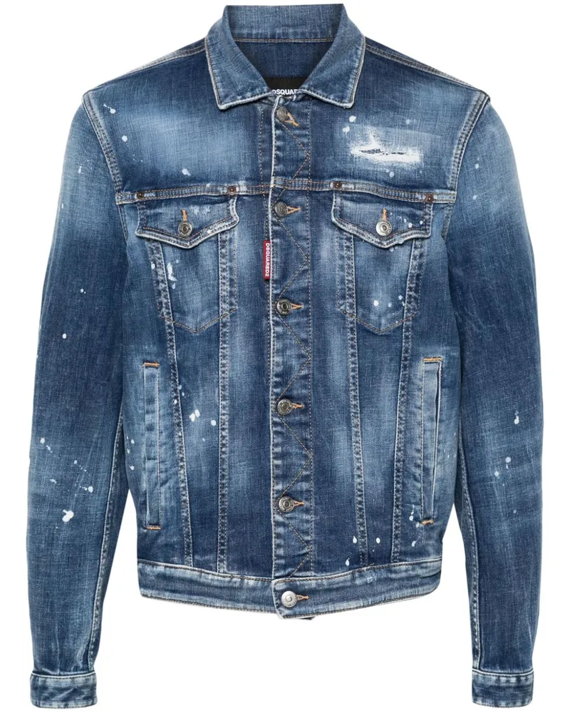 Dsquared2 Dan Jeansjacke Blau