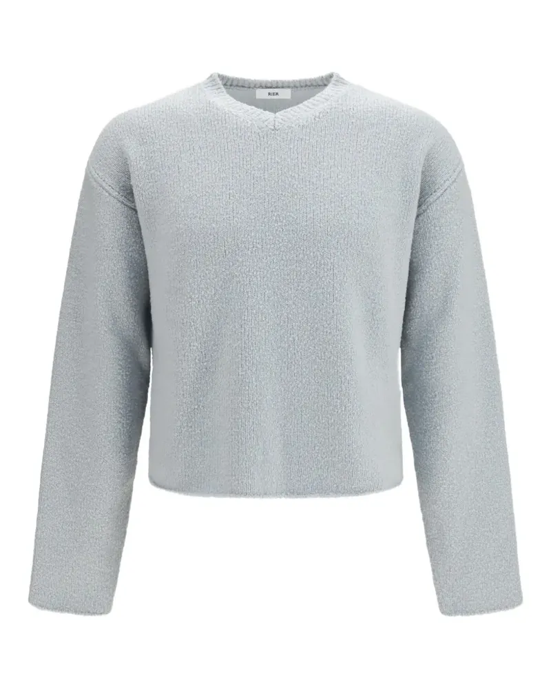 Rier Gerippter Pullunder - Grau Grau