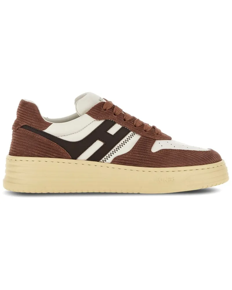 Hogan Sneakers mit Logo-Patch - Braun Braun