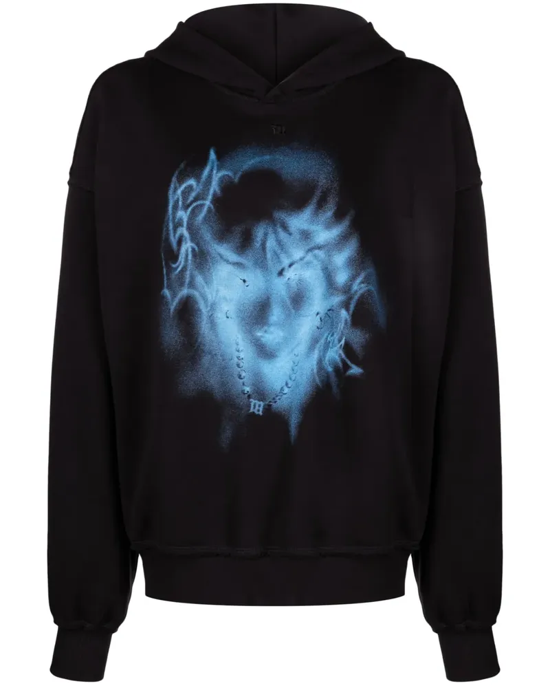 MISBHV Hoodie mit grafischem Print - Schwarz Schwarz