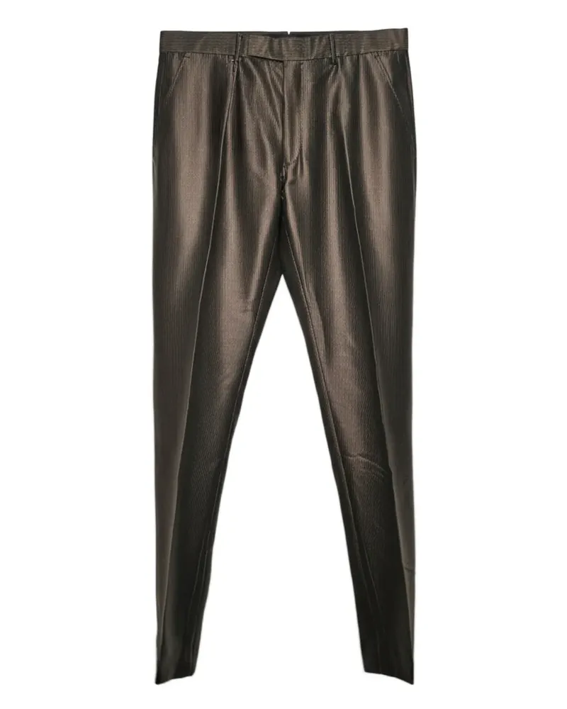 Tom Ford Gerippte Hose - Grün Grün