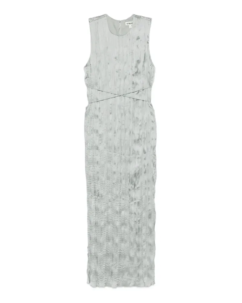 STAUD Mizu pleated dress - Grün Grün