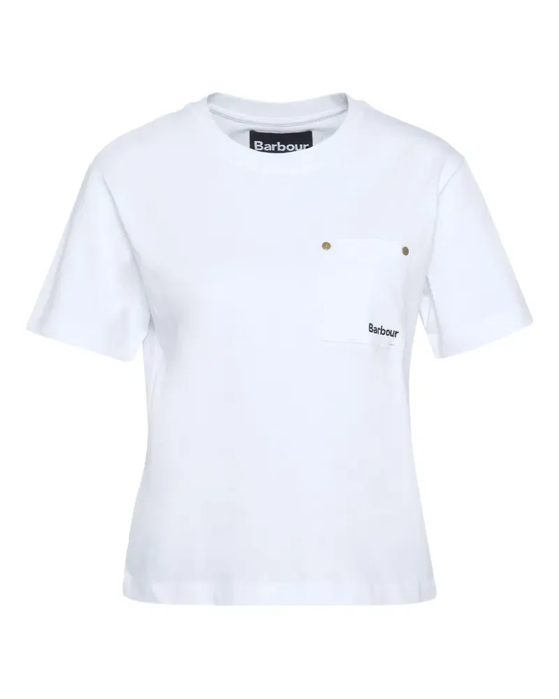 Barbour logo T-shirt - Weiß Weiß