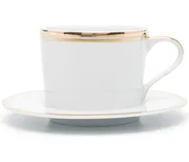 Wilshire Teetasse und Untersetzer 15,2cm - Weiß