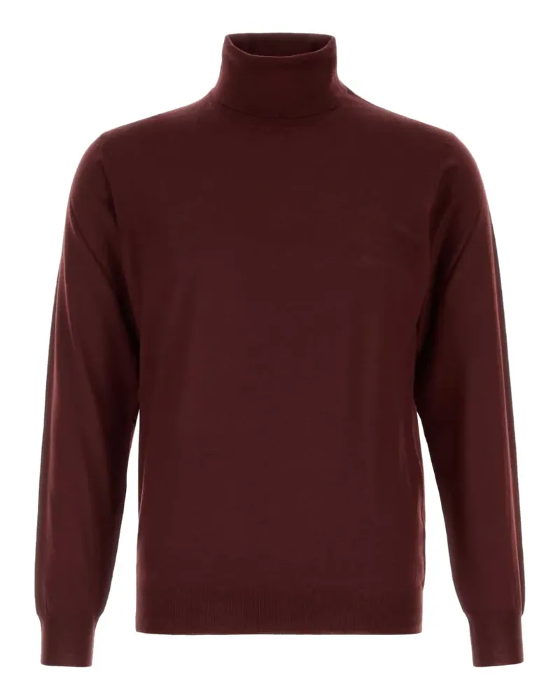 Fedeli Klassischer Rollkragenpullover - Rot Rot