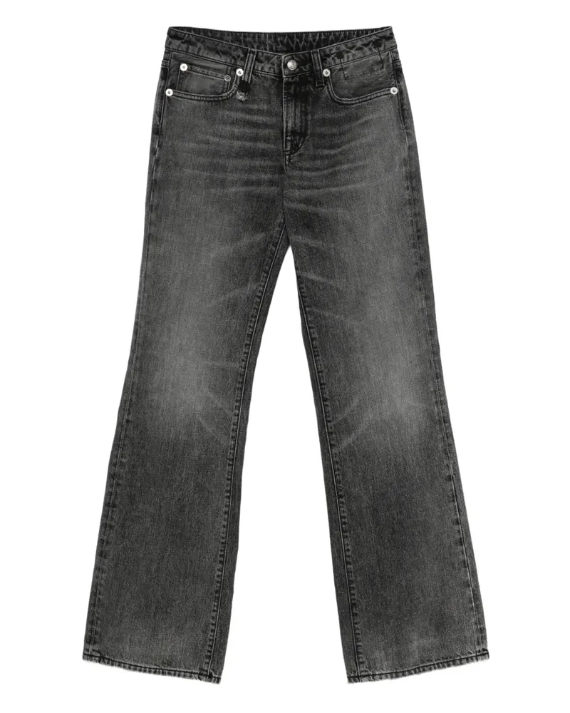 R13 Effie Jeans mit ausgeblichenem Effekt - Grau Grau