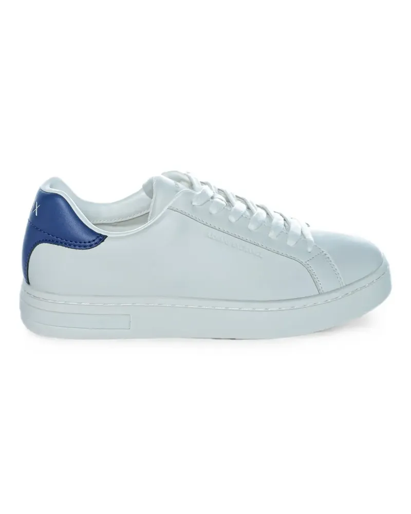 Armani Exchange leather sneakers - Weiß Weiß