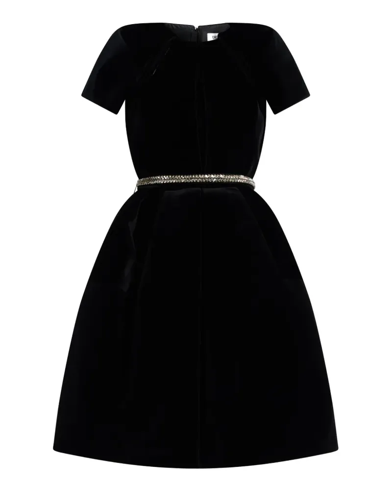 Dice Kayek flounce embellished dress - Schwarz Schwarz