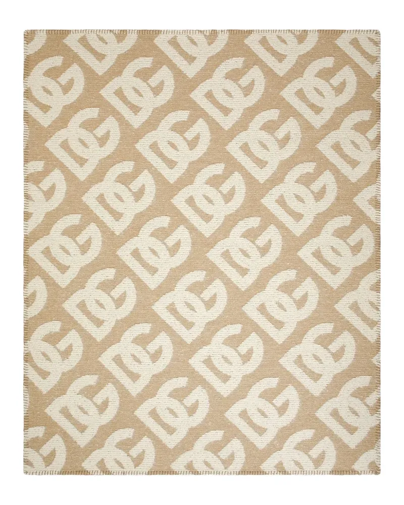 Dolce & Gabbana patterned blanket - Nude Nude