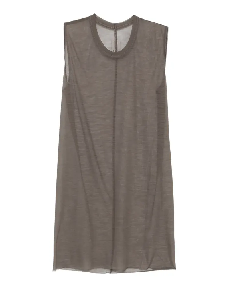 Rick Owens round-neck sleeveless top - Braun Braun