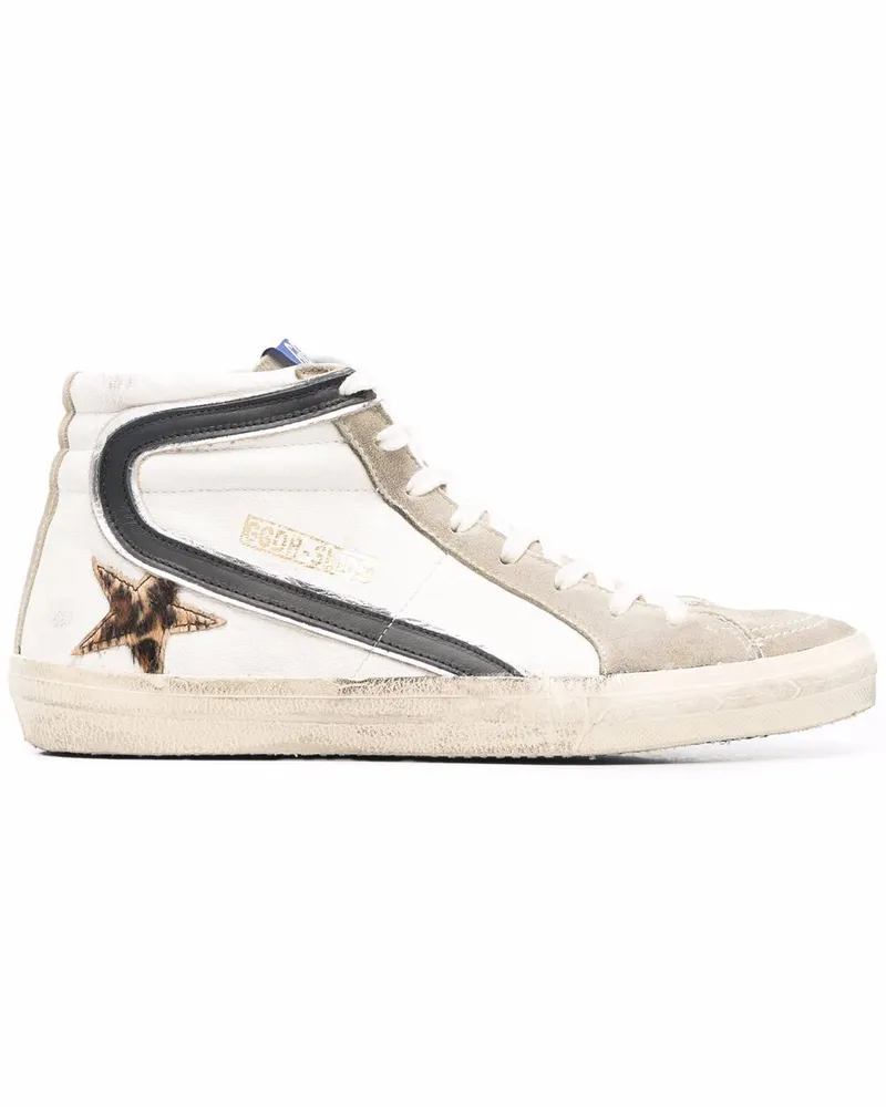 Golden Goose Slide High-Top-Sneakers - Weiß Weiß