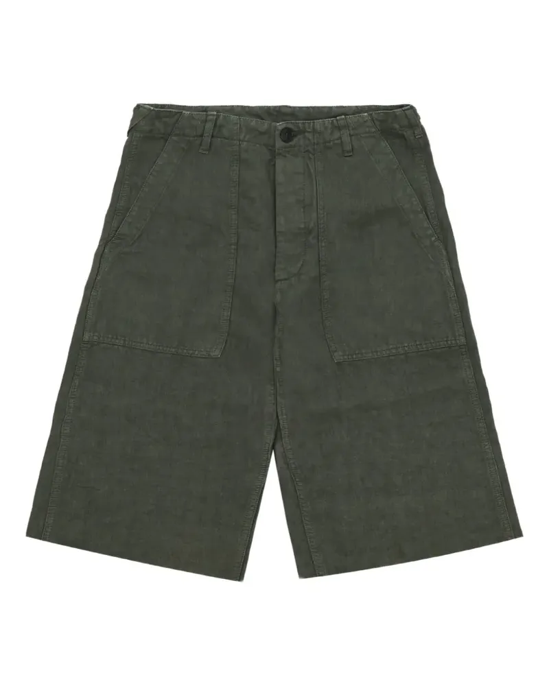 Fortela Simone raw-edge shorts - Grün Grün