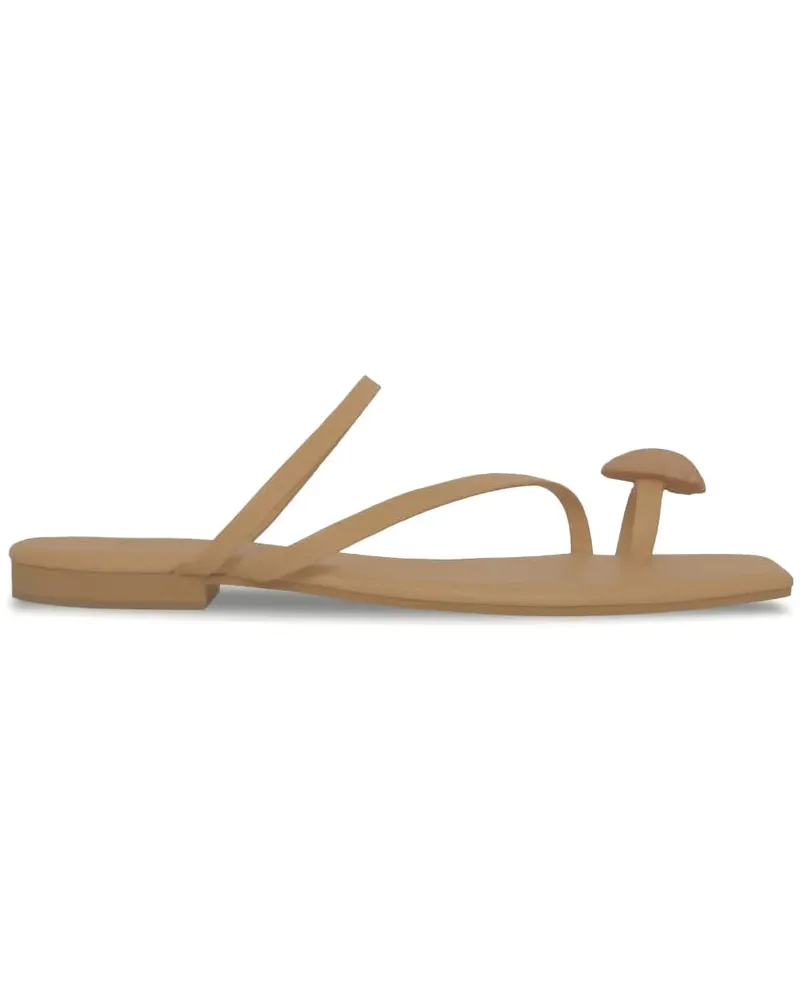 Johanna Ortiz Camino De Las Almas shell sandals - Nude Nude
