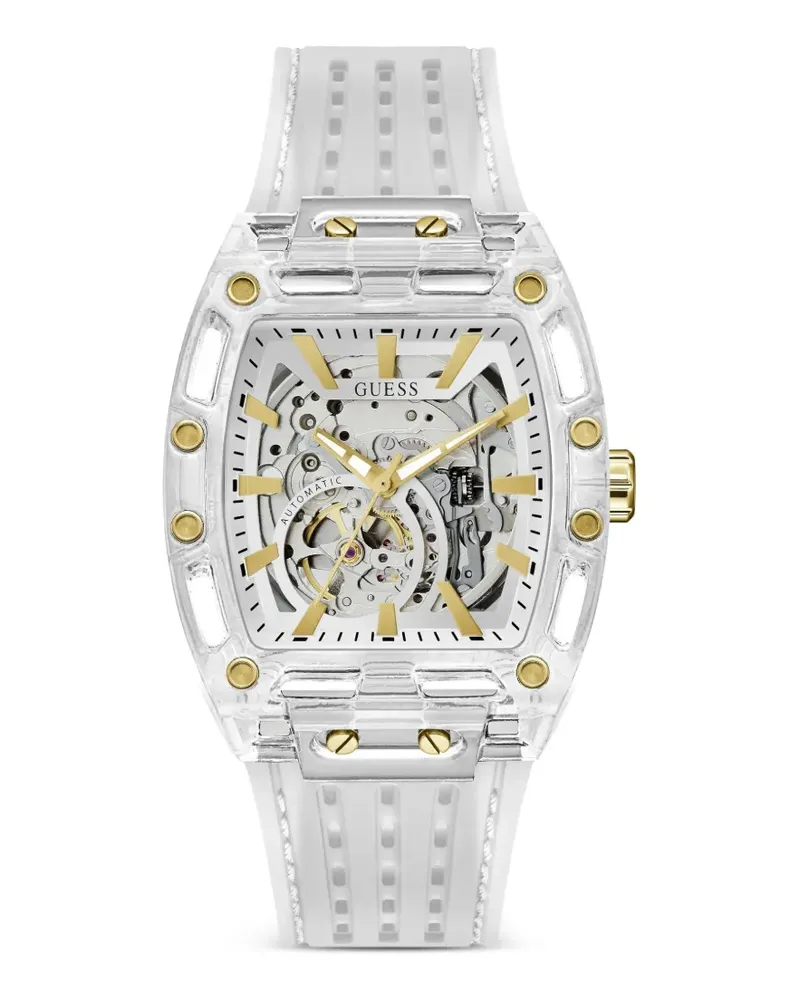 Guess Phoenix 42mm watch - Silber Silber