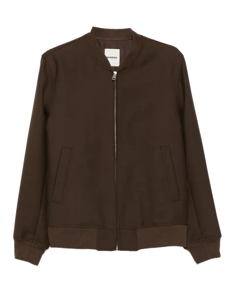 Sandro Jacke mit Reißverschluss - Braun Braun