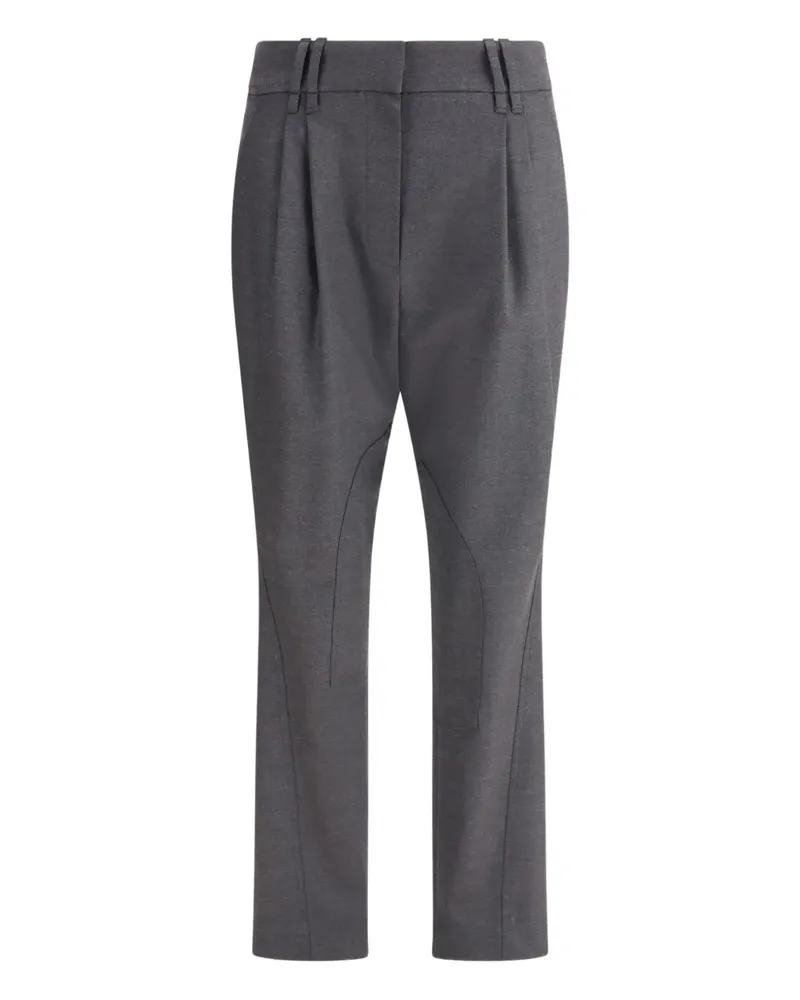 Brunello Cucinelli Plissierte Hose - Grau Grau