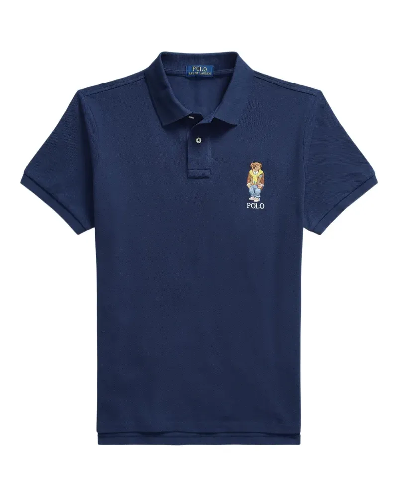 Ralph Lauren Poloshirt mit Logo-Stickerei - Blau Blau