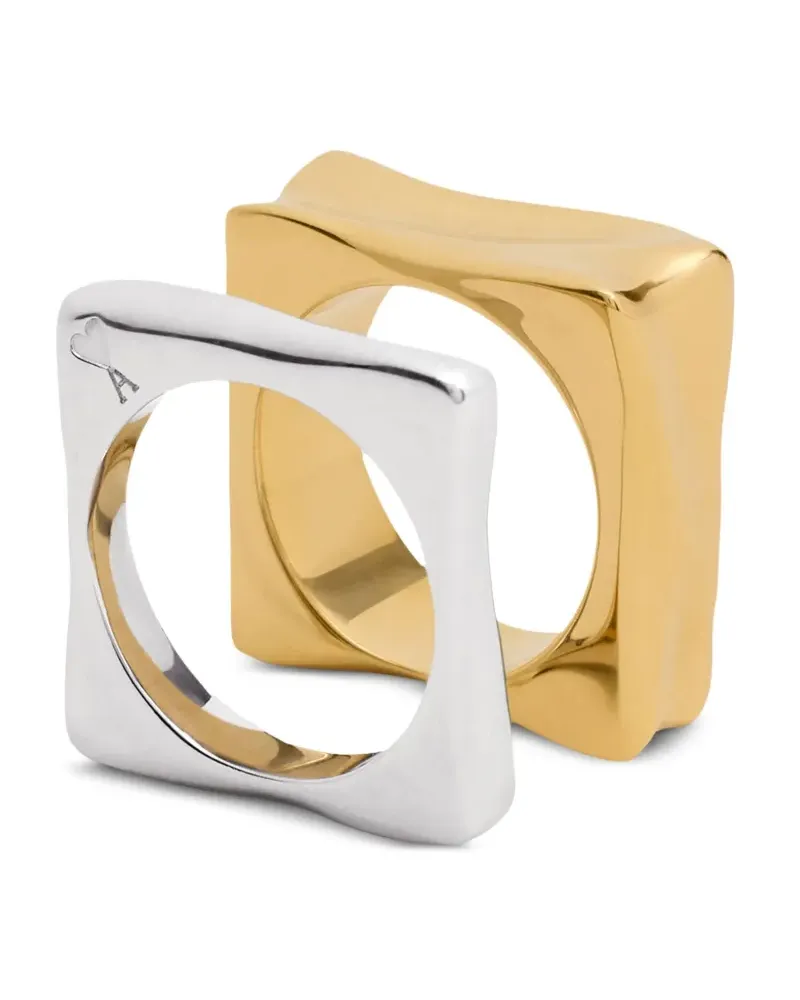 AMI Paris Dune Ringe (2er-Set) - Gold Gold