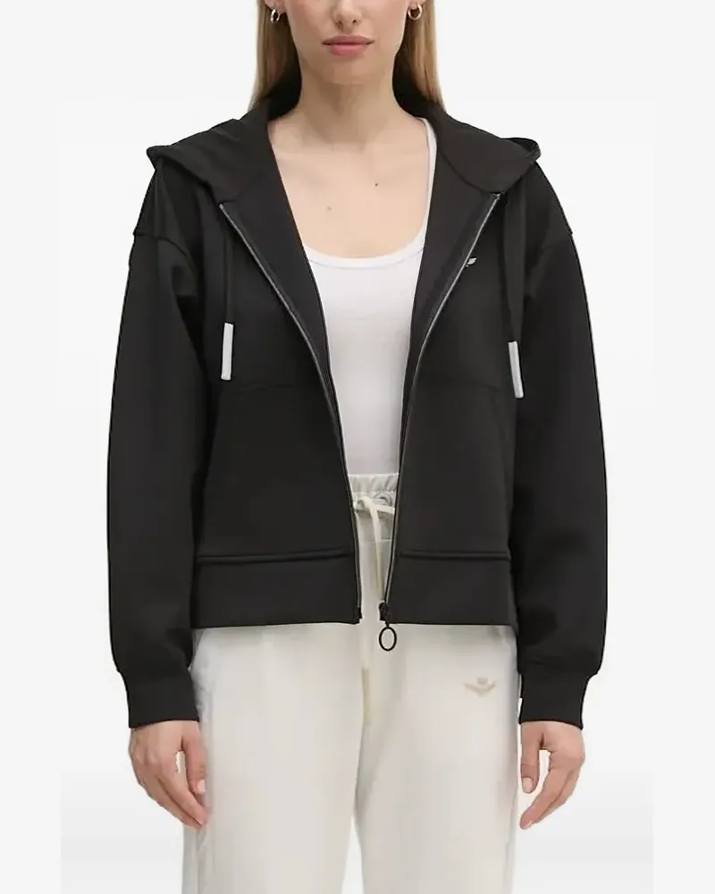 Aeronautica Militare Kapuzenjacke mit Reißverschluss - Schwarz Schwarz