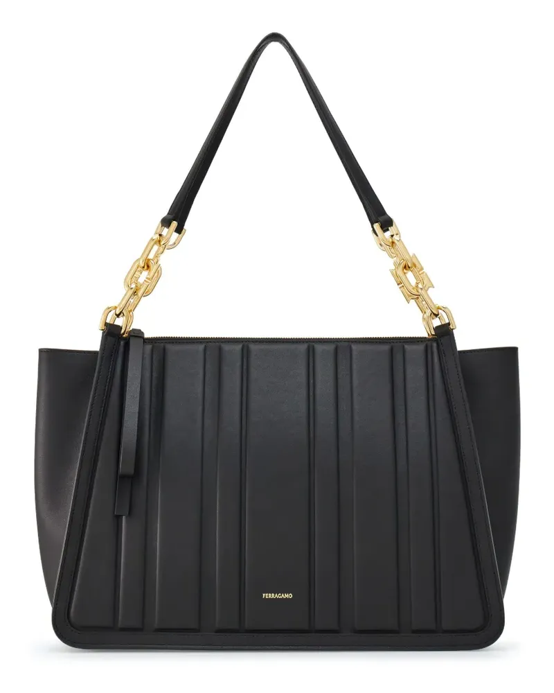 Ferragamo Handtasche mit Einsätzen - Schwarz Schwarz