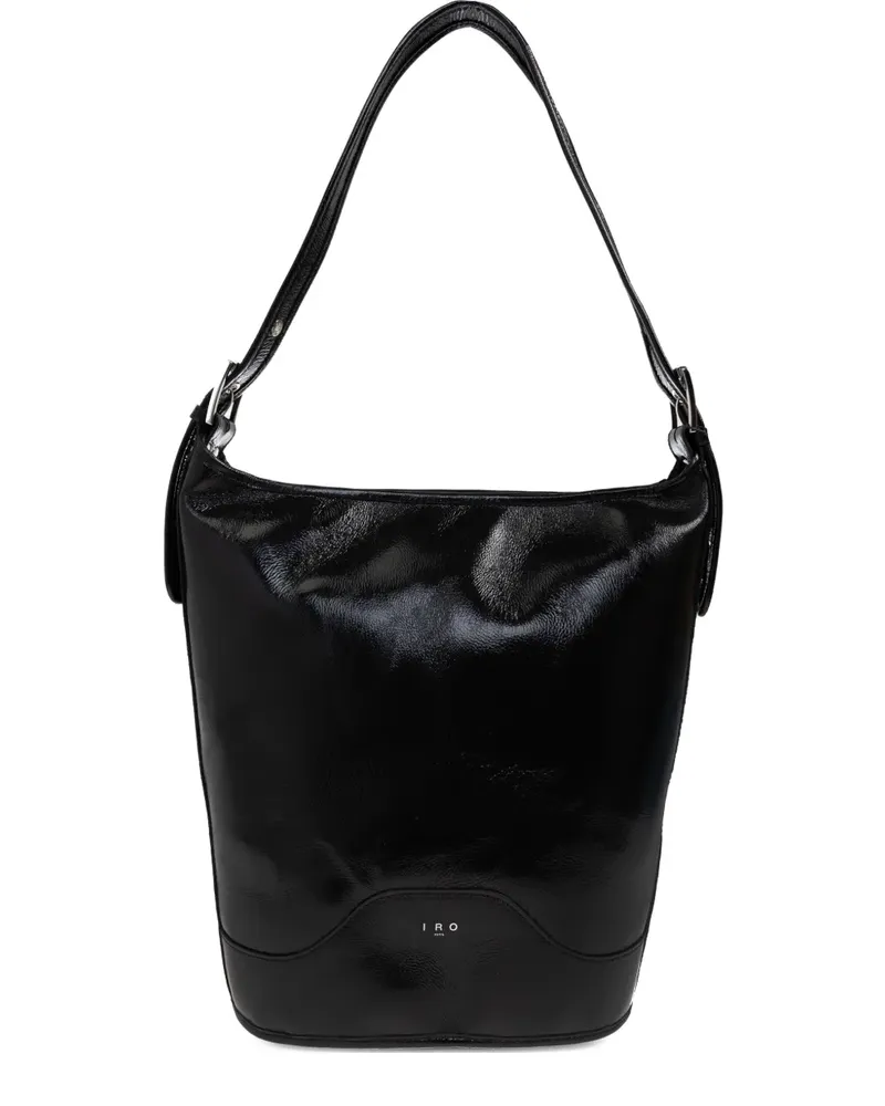 IRO leather bucket bag - Schwarz Schwarz