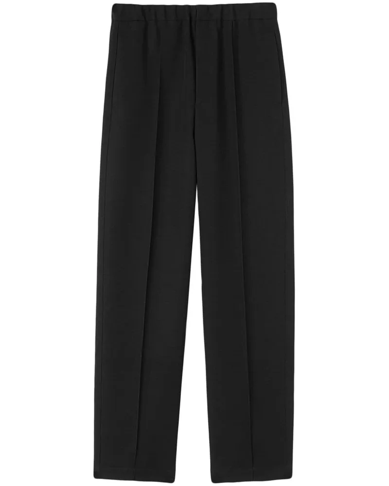 Jil Sander Hose mit geradem Bein - Schwarz Schwarz