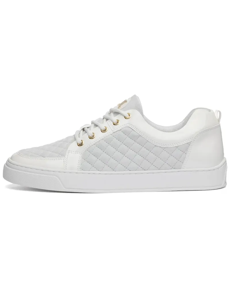 Leandro Lopes Sneakers mit Logo-Schild - Weiß Weiß