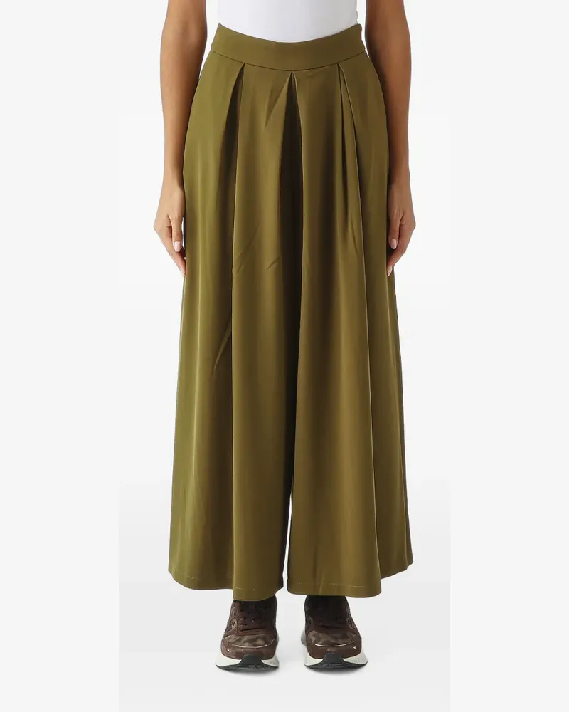 NENETTE Ester pleated palazzo pants - Grün Grün