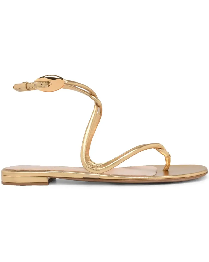 Gianvito Rossi Black Mamba Sandalen - Gold Gold