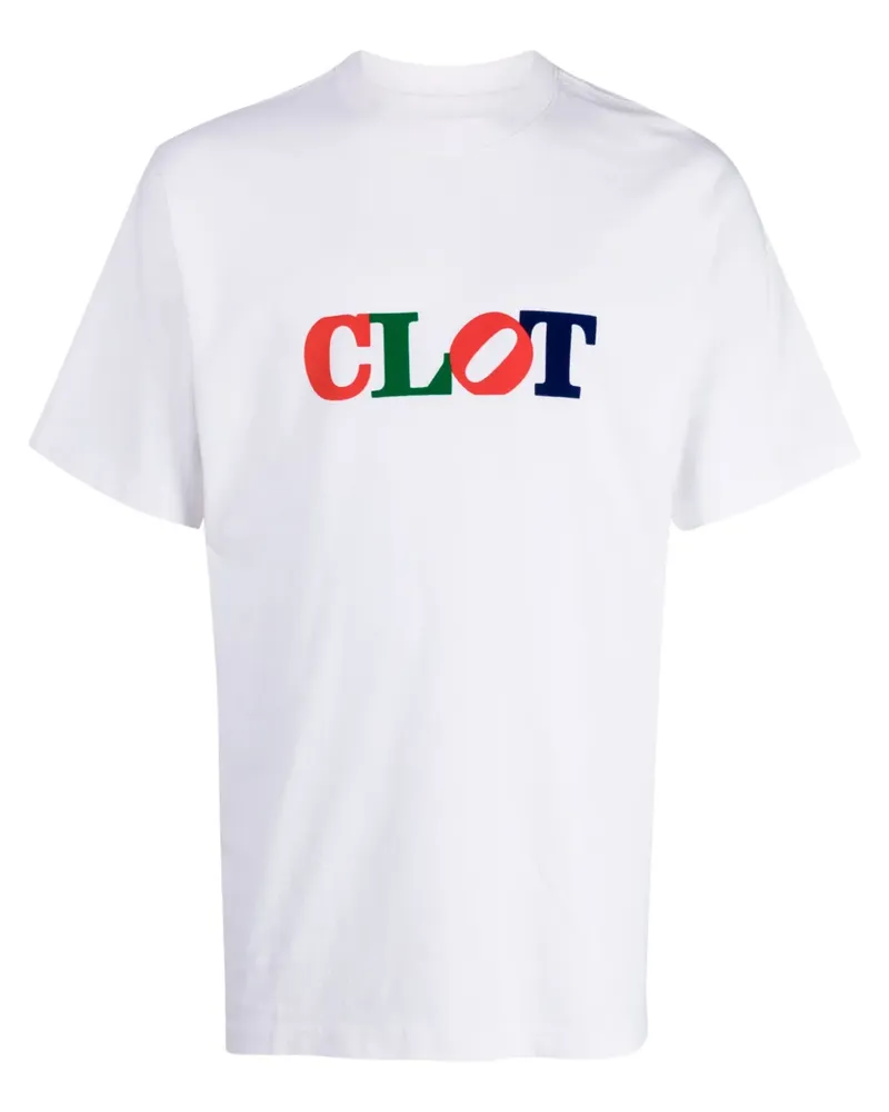 CLOT T-Shirt mit Logo-Print - Weiß Weiß