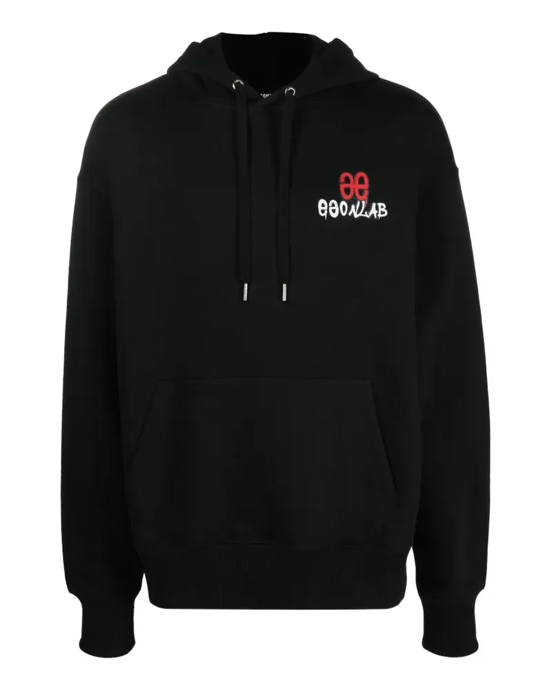 Egonlab Hoodie mit grafischem Print - Schwarz Schwarz