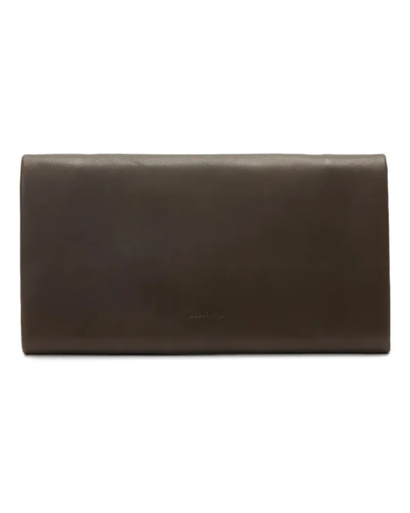 AllSaints Harluna zip-up clutch bag - Braun Braun