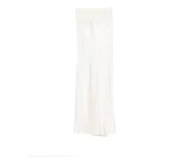 Midirock mit Raffungen - Nude