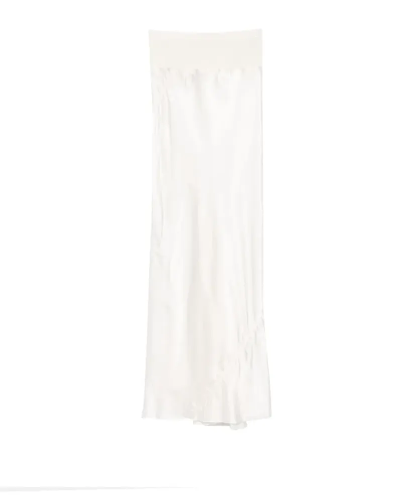 Rick Owens gathered midi skirt - Nude Nude